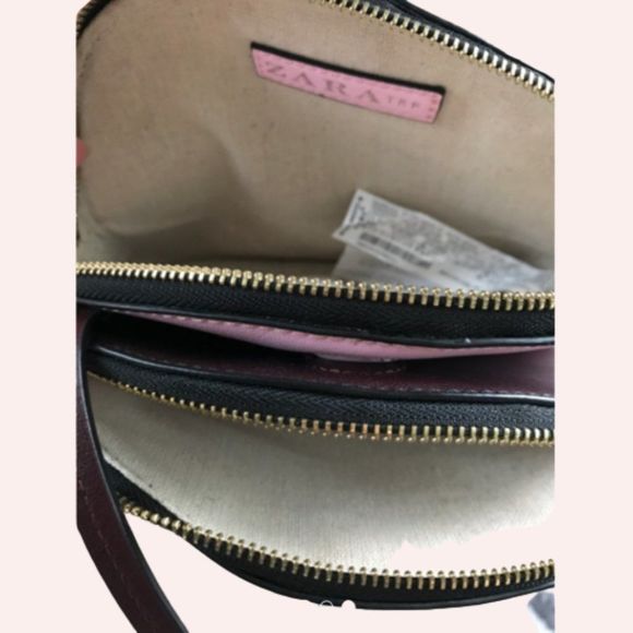 ZARA reversible half moon/ dome crossbody purse (RELIST) - Picture 7 of 8